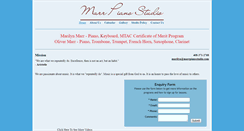 Desktop Screenshot of marrpianostudio.com